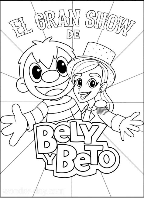 dibujos de bely y beto,bely y beto para colorear